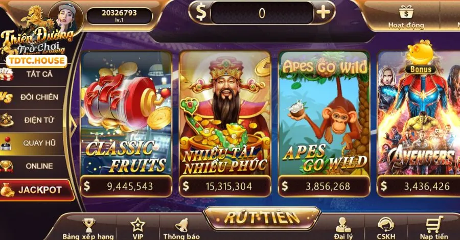 Trò chơi slot game với biểu tượng jackpot lớn và đồ họa rực rỡ trên Go88